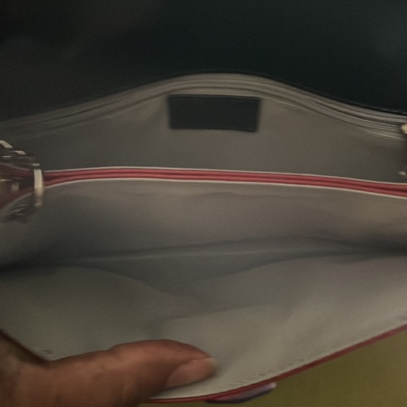 Beijo Red Clutch Shoulder Bag - Picture 5 of 7